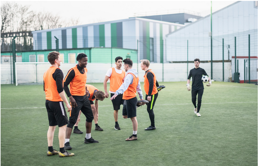 Football Stretching Warm Up